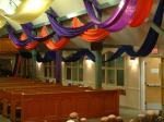 Festooning in the tabernacal colours